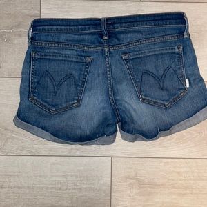 Mother denim shorts size 27